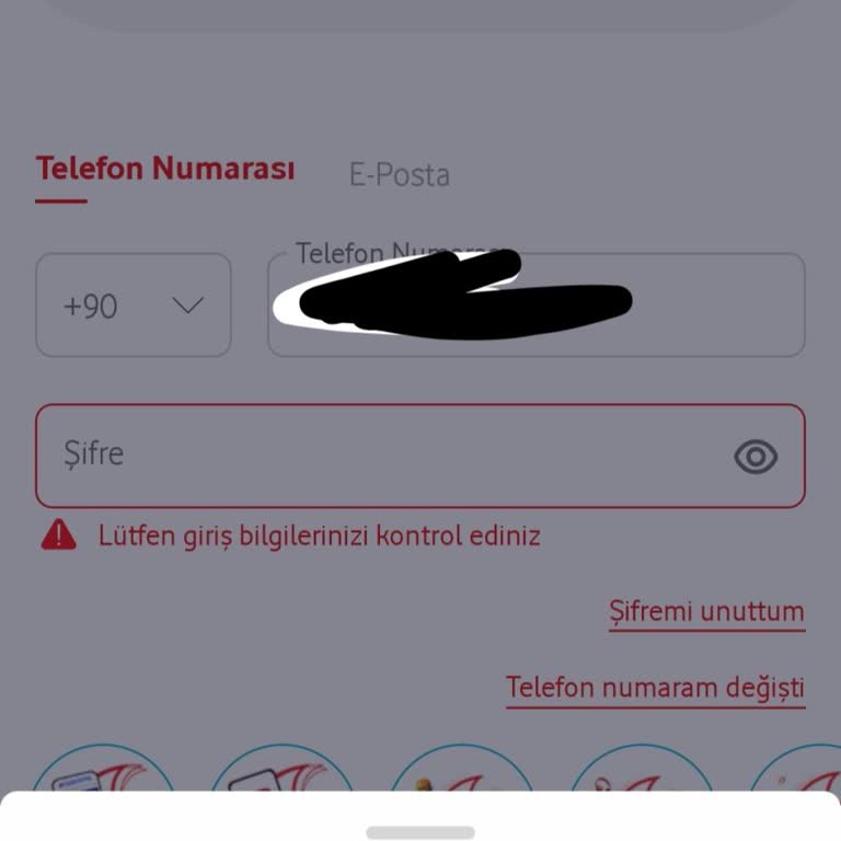 Vodafone Pay Hesabımda Numara Değişikliği Sonrası Giriş Sorunu