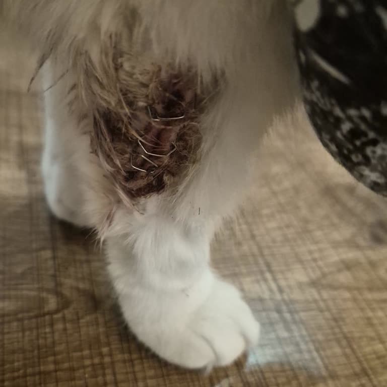 Veteriner Klinikte Yanlış Serum Enjeksiyonu Kedinin Bacağını Kangrene Dönüştürdü