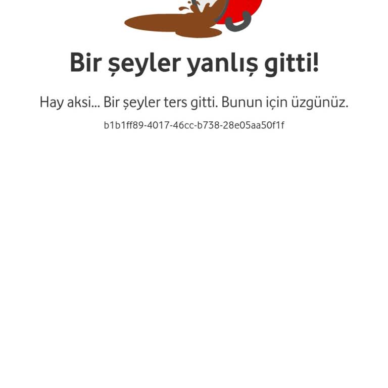 Vodafone Yanımda Çark Çevirme Özelliği Sürekli Hata Veriyor