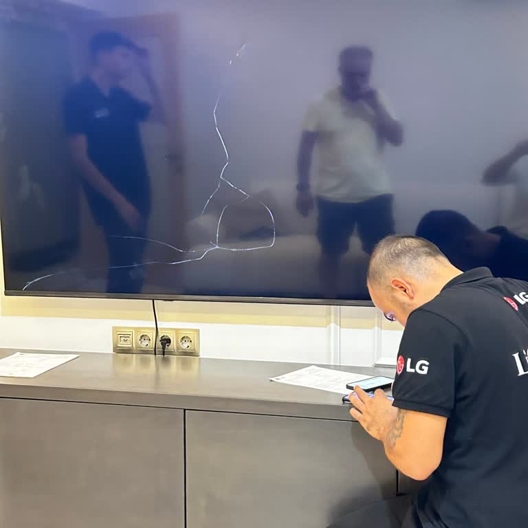 Kırık Televizyon İçin Uzun Değişim Süreci Ve Servis Sorunu