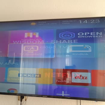 Panel Temizliği Sonrası Weston TV Ekranında Çizgili Görüntü Problemi