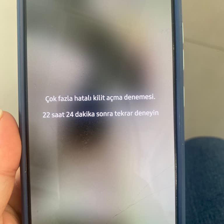 Samsung S24 Ultra Desen Kilidi Unutulduğu İçin Veri Kaybı Olmadan Açma İsteği
