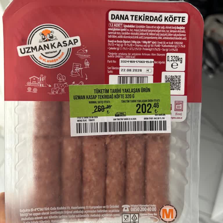 Serinyol Migros Şubesinde Et Ürünlerine %20 İndirim Kasada Uygulanmadı