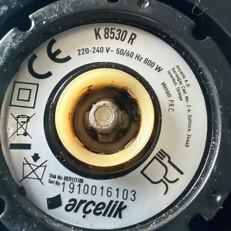 Arçelik 8530 R Model Motor Dişli Eksikliği Nedeniyle Cihaz Kullanılamıyor