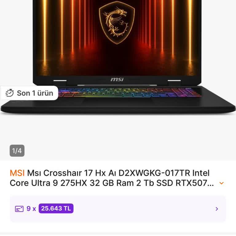 Sipariş Edilen Laptop Yerine Çanta Gönderildi Ve Fiyat Farkı Mağduriyeti