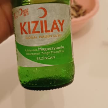 Kızılay Doğal Maden Suyu Şişelerinde Gazsız Düz Su Çıktı