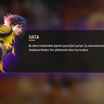 Garena Free Fire'de Takım Modunda Haksız Kısıtlama
