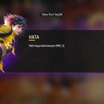 Garena Free Fire'de Takım Modunda Haksız Kısıtlama