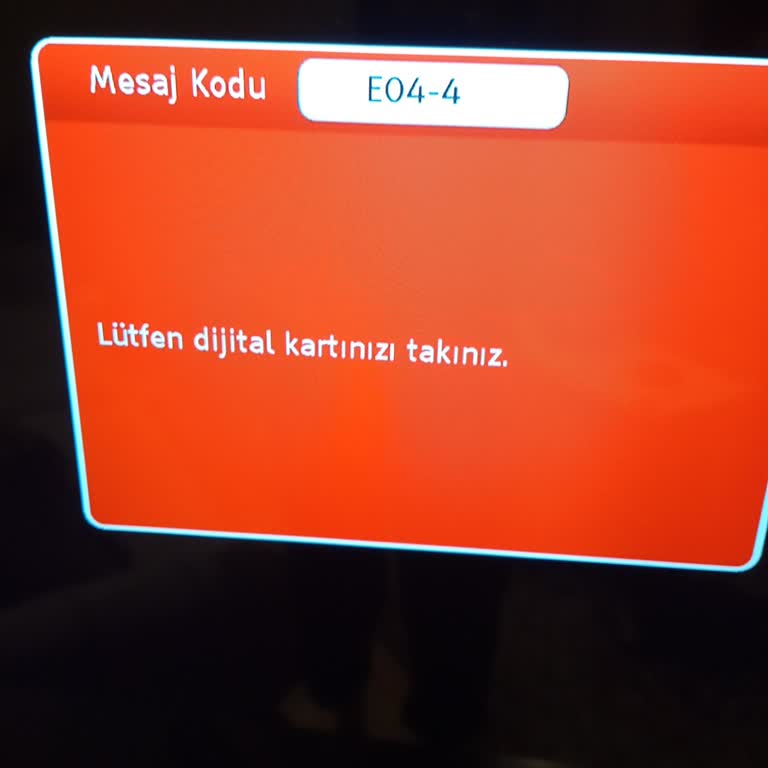 BeIN Ve TRT1 Kanallarında E04-4 Hatası Nedeniyle Yayın Kesintisi