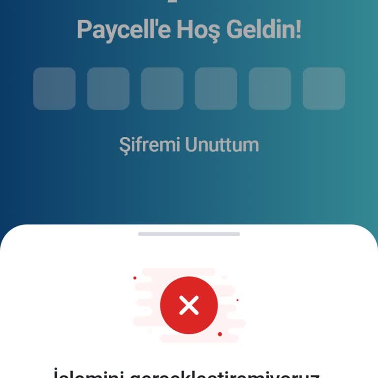 Paycell Güvenlik Engeli Nedeniyle Kontörlü Hatta Giriş Engellendi