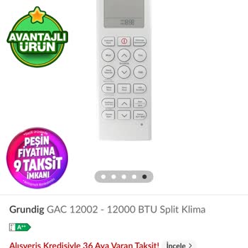Yanlış Model Gönderilen Grundig Klimada Wi-Fi Ve 4 Yönlü Hava Özelliği Yok