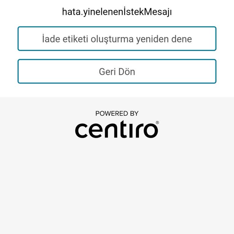Pandora Sitesinde İade İşlemi Sistem Hatası Nedeniyle Gerçekleşmiyor