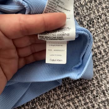 Calvin Klein Tişörtteki Dikiş Hataları Ve Yüksek Fiyat Nedeniyle İade Talebi