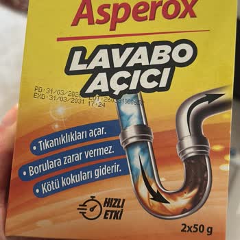 Asperox Lavabo Açıcı Ürünü Boruyu Tıkadı Ve Mağduriyet Yarattı