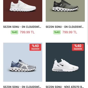 Papuç Konağı'ndan Gelen Nike Air270 Görünümüyle Uymayan Kalitesiz Ürün