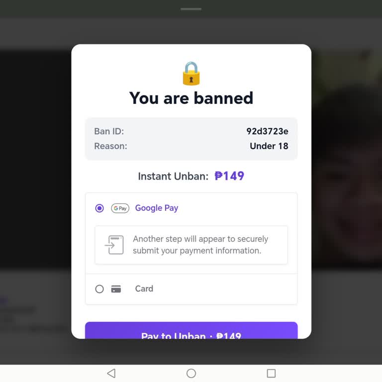 Umingle App Charges 149 Pesos Unban Fee Without Offering Age Verification