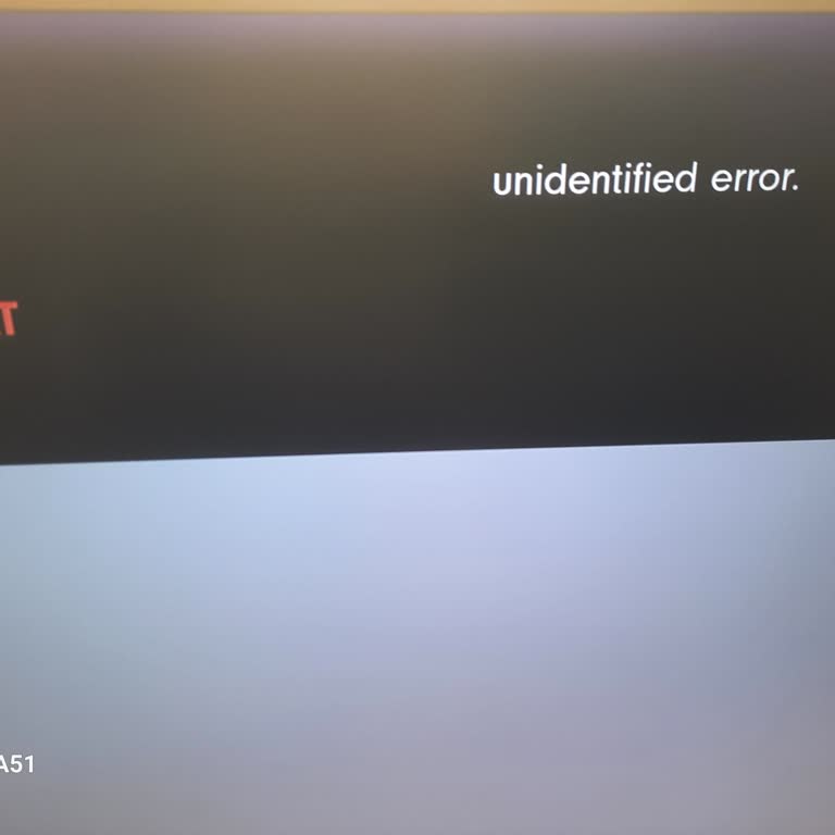 Yeni Televizyonda Film İzlerken Unidentified Error Hatası Ve Çözüm Beklentisi