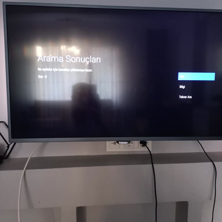 Philips Televizyonda Fabrika Ayarı Sonrası Uydu Sinyali Yokluğu Ve Destek Talebi