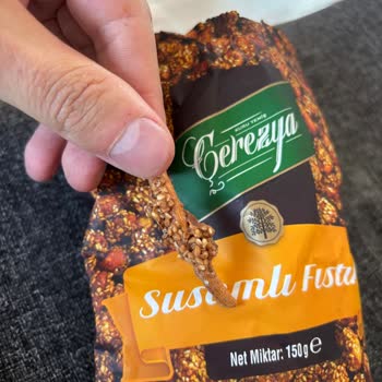 Çerezya Susamlı Fıstıkta Ağaç Parçası Bulundu