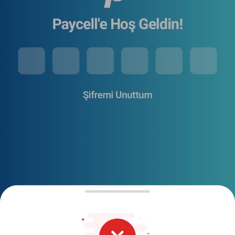 Paycell Uygulamasında Güvenlik Nedeniyle Oturum Sonlandırma Sorunu