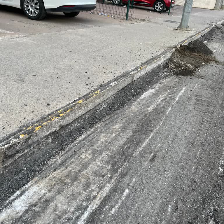 Taha Akgül Caddesi Asfalt Sorunu Hasta Taşıyan Araçların Giriş Çıkışını Engelliyor