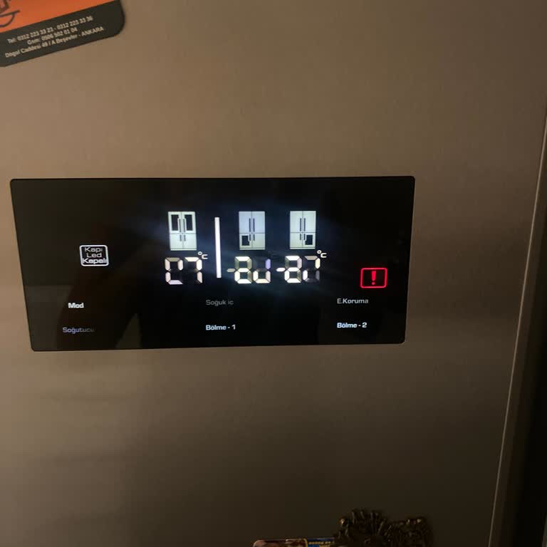 13 Yıllık Vestel Buzdolabımda Alarm Ve Ünlem İşareti Sorunu, Parça Yok Ve Değişim Talebi