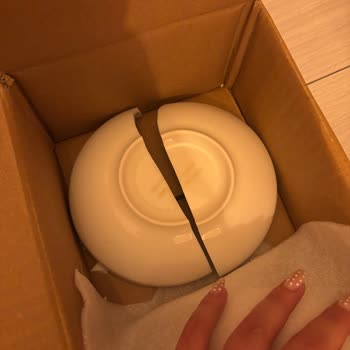 Kırık Tabaklar Ve Dikkatsiz Paketleme Nedeniyle Hayal Kırıklığı