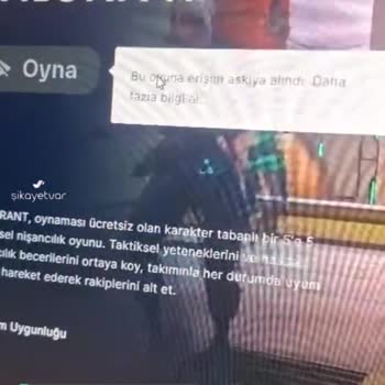Valorant Hesaba Giremiyorum Aldığım Hesapta Oyuna Erişim Engeli Var Diyor