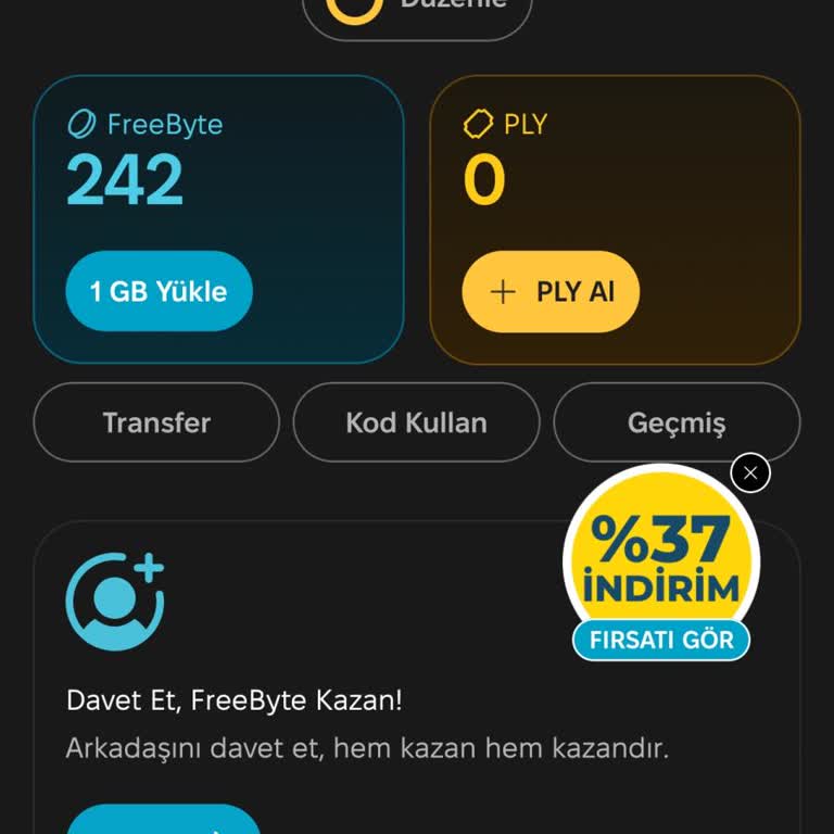 Freebyte Haklarım 12 Gün Boyunca Yüklenmedi