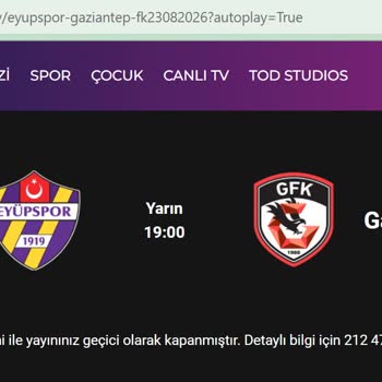 Yanıltıcı Borç Uyarısı Ve Chat Bot Yönlendirmesi Maç İzlememi Engelledi