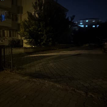 Esin Sokakta Karanlıkta Güvenlik Endişesi İçin Sokak Lambalarının Acil Onarımı Gerekiyor