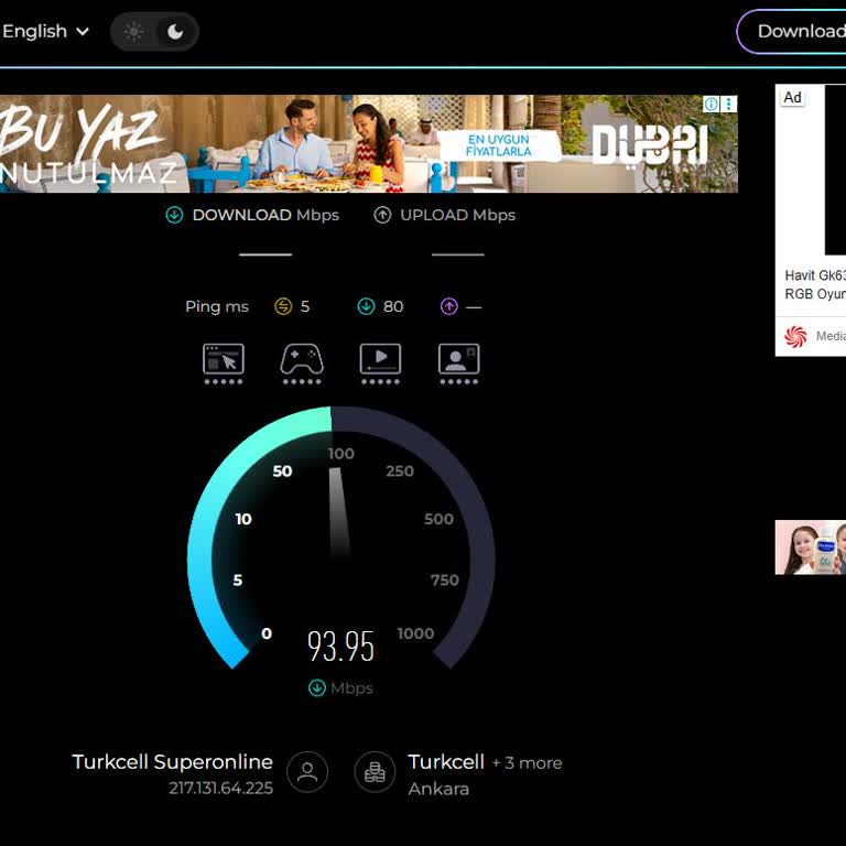 Gece 00.00’den Sonra 1000 Mbps Hızının 100 Mbps’e Düşmesi