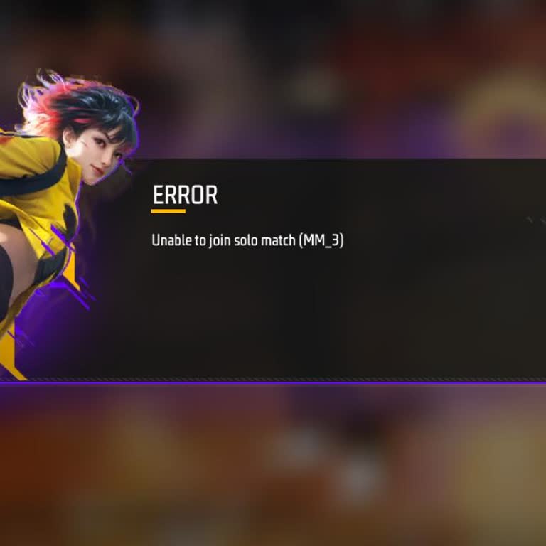 Free Fire Disabling Data Upload Error
