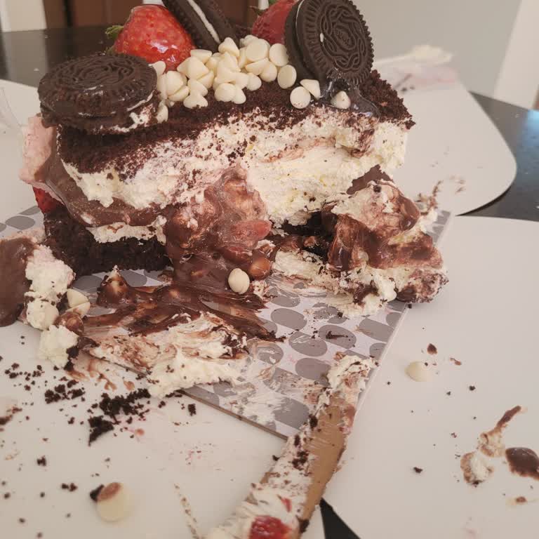 Kek Katmanı Neredeyse Yok, Krema Aşırı Dolu Olan Pasta Şikayeti