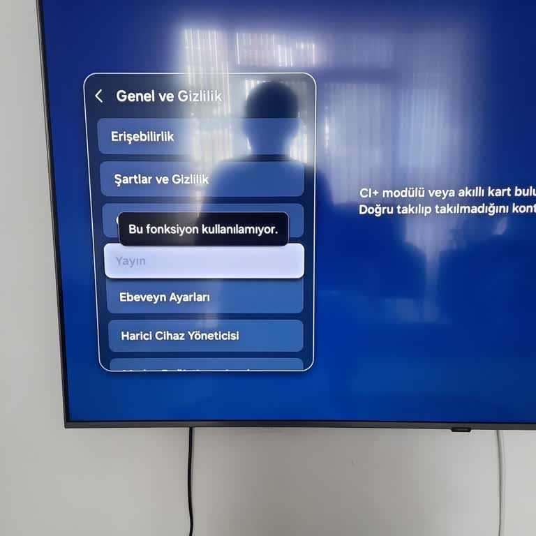 Samsung TV Yayın Arama Fonksiyonu Çalışmıyor Ve Destek Alınamıyor