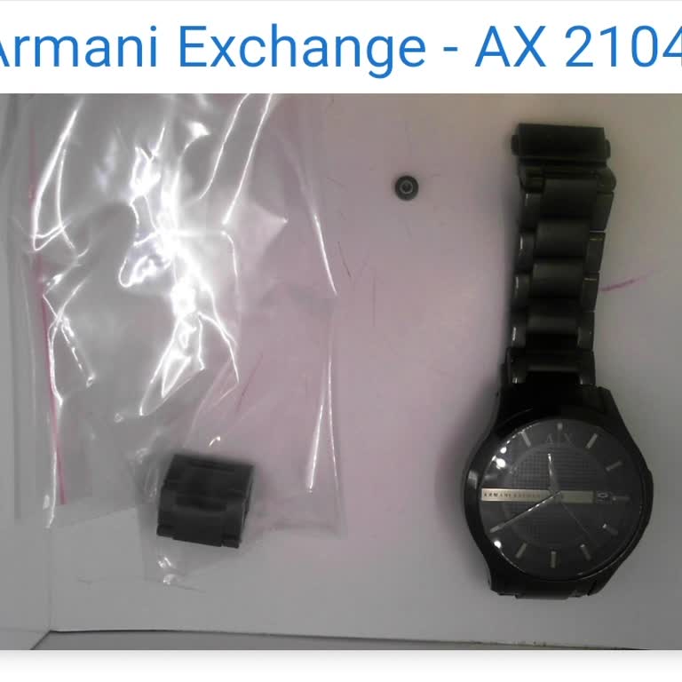 Reloj Armani Exchange reparado tras meses de espera y cobro injusto