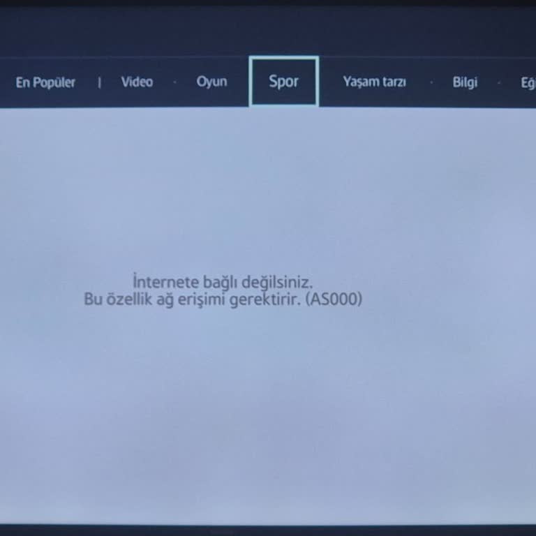 As000 Hatası Nedeniyle Uygulama İndirme Ve Menü Fonksiyonları Çalışmıyor