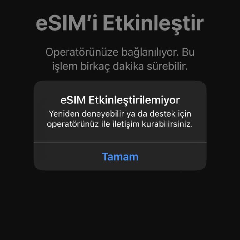 Türkcell E-SIM Transferinde Aktivasyon Sorunu Ve Hat Kapalı Kalması