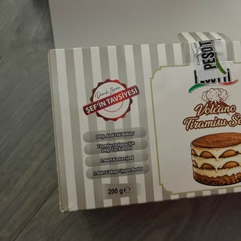 Pesotti Volcano Tiramisu Setinde Eksik Karton Ve Asetat