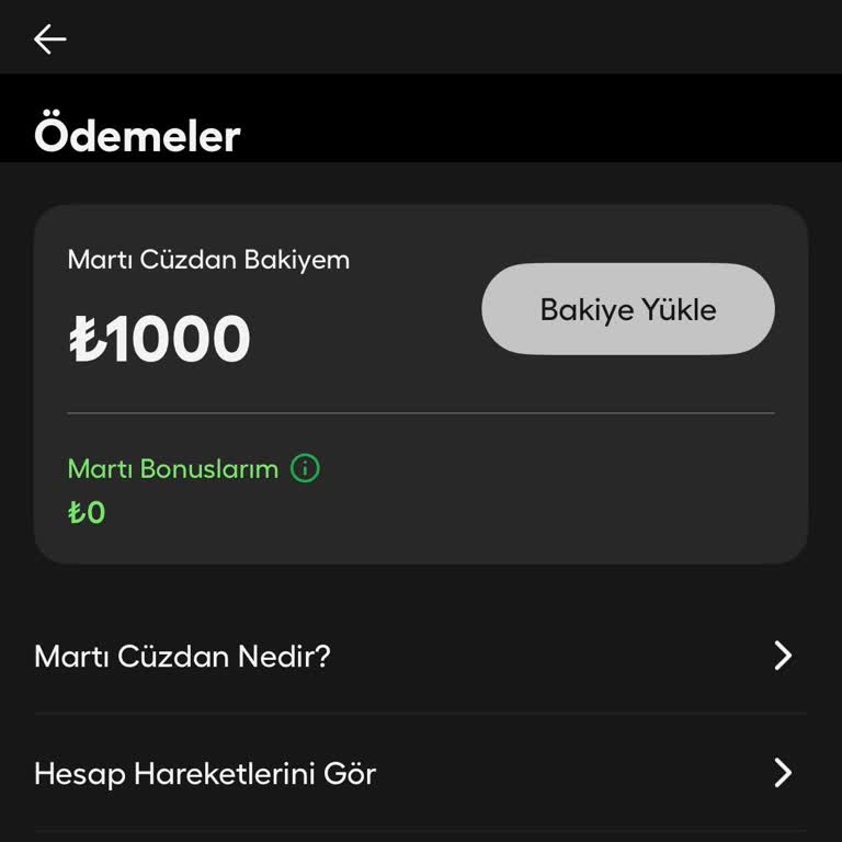 Martı Scooter'da İzinsiz 1000 TL Yükleme Ve Müşteri Hizmetlerine Ulaşamama