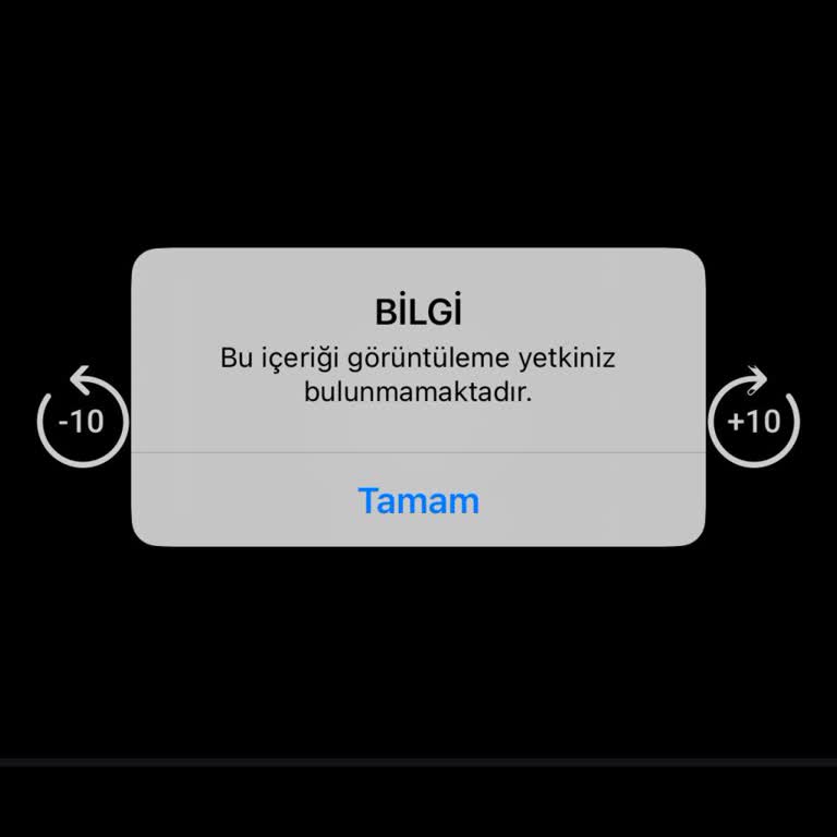 Ücretli Üyelikte Maç İzleyememe Ve Yetki Hatası