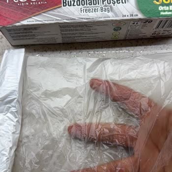 Flodex Orta Boy Buzdolabı Poşetlerinde Yapışkan Kapanmama Sorunu