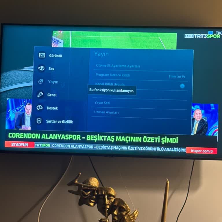Kanal Kilidi Ayarı Çalışmıyor Bu Fonksiyon Kullanılamıyor Uyarısı
