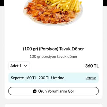 Trendyol Yemek Eksik Tavuk Döner Teslimi Ve Trendyol GO’da Tekrarlanan İade Reddi