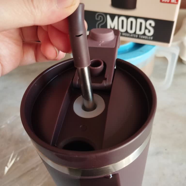 Stevig Marka 2 Moods Termosunda Kullanım Kılavuzu Yok Ve Pipet Aparatı Çabuk Yırtıldı