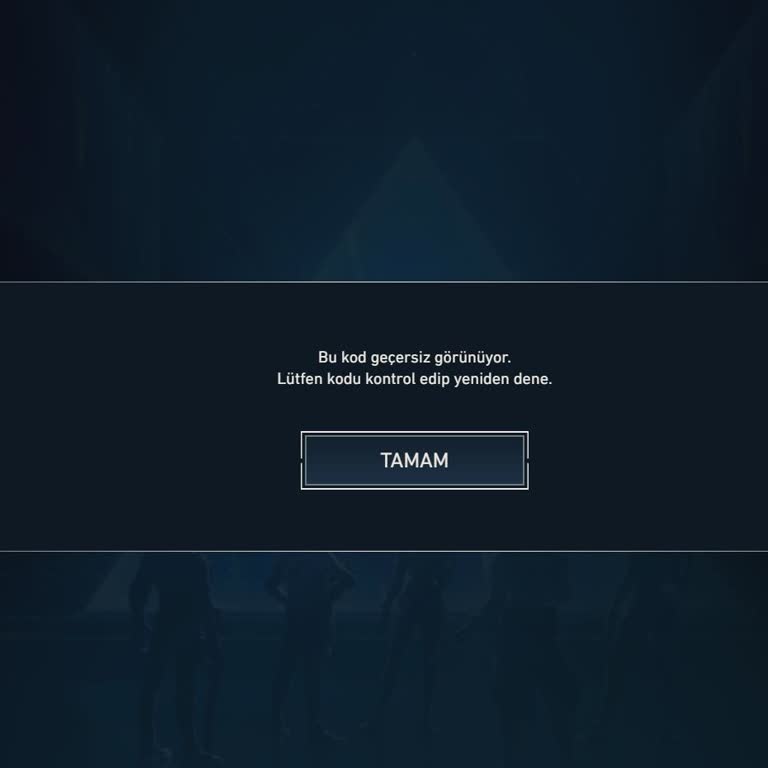 Geçersiz VP Kodu Ve İade Talebi