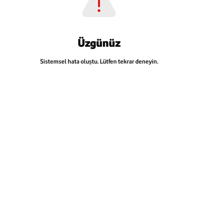 Sistemsel Hata Nedeniyle Faturaya Ek Cihaz Alımım Engellendi