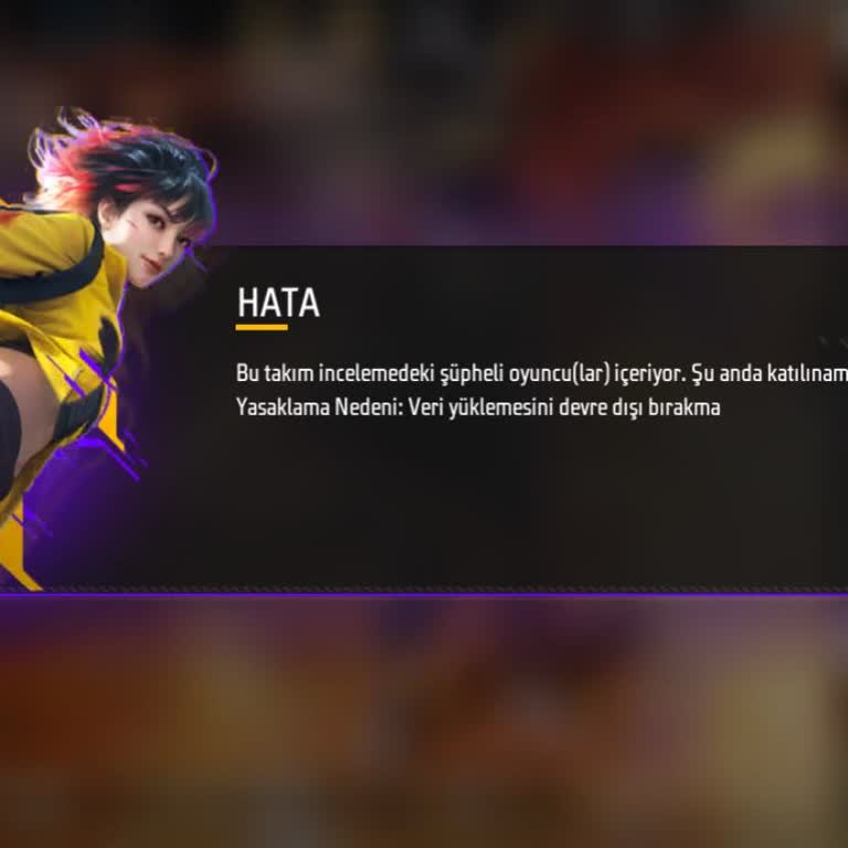 Garena Free Fire Banım Kalkmasına Rağmen Şu Anda Oyunu Normal Şekilde Oynayamıyorum