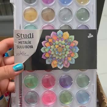 Reklamı Yapılan Metalik Sulu Boya Mağazalarda Yok