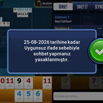 Uygunsuz İfade Olmadığına Rağmen Verilen Sohbet Kısıtlaması Şikayeti